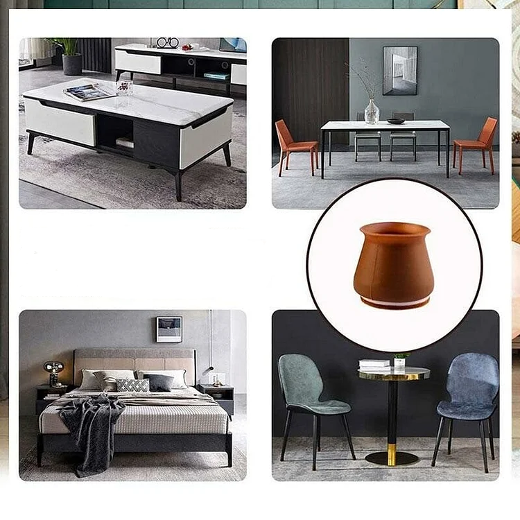Protect your floors with these silicone caps for furniture legs (x16) 