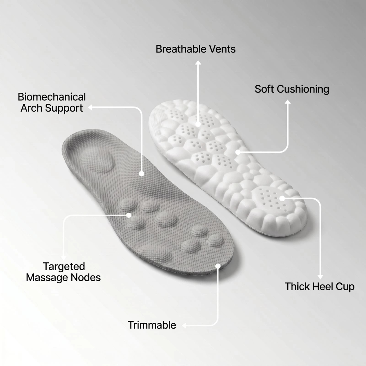 Semelles 4D - Technologie & Confort